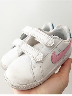 Nike Toddler Girls Court Royale White Sneakers, 6C